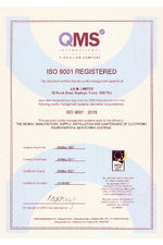 ISO 9001:2015 certificate