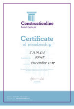 Constructionline certificate