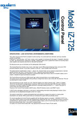 iZ-T25 control panel - data sheet
