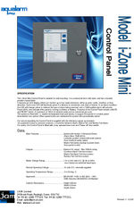 i-Zone Mini Control panel - Data sheet