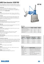 ABS flow booster XSB 900