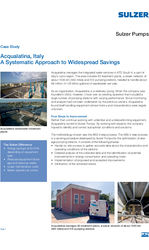 Extensive savings for Italian wastewater company