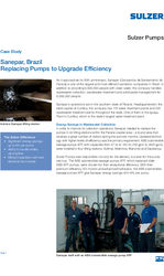 Replacing pumps to upgrade efficiency: Sanepar, Brazil