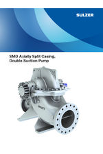 SMD axially split casing double suction pump