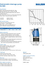 XJ 900 50Hz data sheet