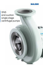 SNS end-suction single-stage centrifugal pumps