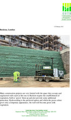 Beckton hydroseeding case study