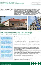 Factsheet 12 - LGS versus thin-joint masonry