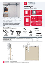 BarnStyle sliding door system
