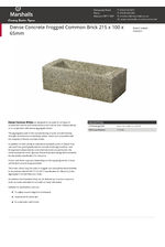 Frogged 215x100x65 datasheet