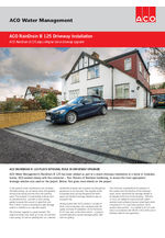 Case study: ACO RainDrain driveway installation