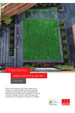 Three tiers for award-winning garden