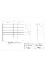 5-bar estate fencing panel dimensions