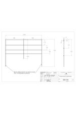 4-bar estate fencing panel dimensions