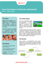 Case study: From canal water to Bentonite