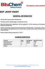 Hot joint paint tarmac sealer
