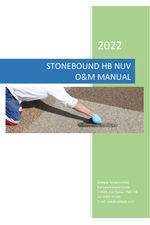 Stonebound HB NUV O&M manual