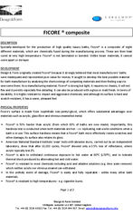 Ficore specification sheet 2018