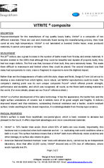 Vitrite reference sheet