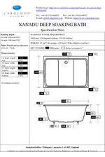 Xanadu 2-person Soaking Sub spec sheet 2018