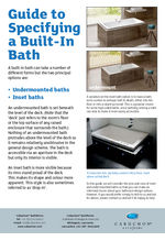 Guide to specifying a built in bath