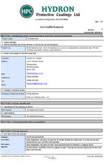 AG2  Graffiti Remover safety data sheet