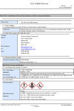 AG3 Graffiti Remover safety data sheet