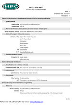 Nu-Cryl WRS Colour Enhancer Health & Safety datasheet