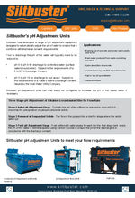 Siltbuster pH Adjustment Brochure
