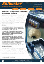 Siltbuster pH Adjustment Case Study