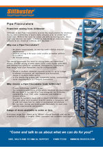 Siltbuster Pipe Flocculators