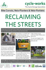 Bike Corrals, Velo Planters and Velo Parklets