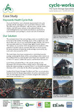 Josta 2 tier rack for Haywards Heath Cycle Club