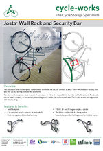 Josta wall rack and security bar