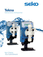 Tekna solenoid dosing pumps brochure
