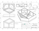 Bespoke planters - Hungate - tech drawing