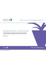 PAS 68 bollard planter installation guide