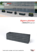 Agora  recycled plastic planter