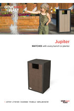 Jupiter recycled plastic litter bin