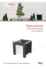 Plaza recycled plastic planter