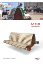 Knokke recycled plastic bench