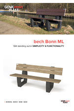 Bonn ML recycled plastic seat