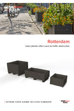 Rotterdam recycled plastic planter