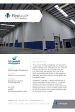 Flexiwall project: Lightweight Containers