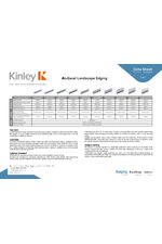 AluExcel - L-profile aluminium edge restraint for hard surfaces Data Sheet