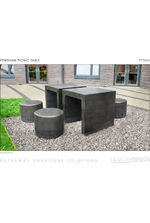 PPT406 Pewsham Concrete Picnic Table