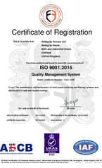 ISO 9001:2015 certificate