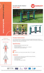 Double Health Walker BX/SG 4005 - Technical data sheet