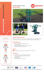 Double Slalom Skier BX/SG 4006 - Technical data sheet