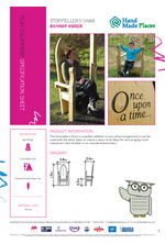 Storyteller's chair BX/HMP 450028 - Technical data sheet